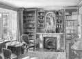 Interior of Ruskins Study at Brantwood, 1893 - Joseph Arthur Palliser Severn