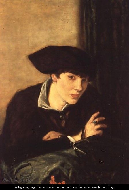 The Lady in a Black Hat, portrait of Miss Rachel Castellan, 1915 - Charles Haslewood Shannon