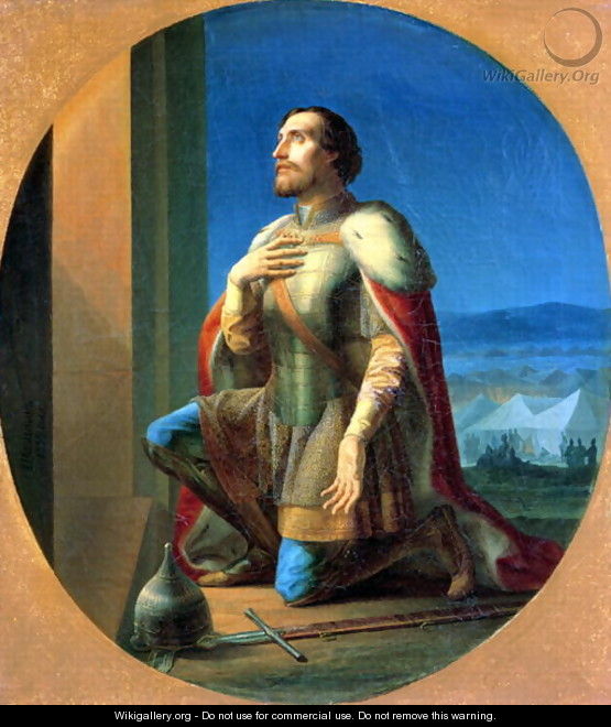 Alexander Nevsky 1220-1-65 Prince of Novgorod, Grand Duke of Vladimir, 1855 - Petr Mikhailovich Shamshin
