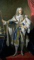 Portrait of George II 1683-1760 in Garter robes, 1748 - John Shackleton