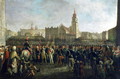 The Vows of Tadeusz Kosciuszko 1746-1817 in the Main Market Square in Cracow, 1821 - Michal Stachowicz