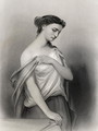 Lucretia, illustration from World Noted Women by Mary Cowden Clarke, 1858 - Pierre Gustave Eugene (Gustave) Staal
