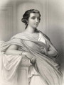 Aspasia of Milet c.470-410 BC illustration from World Noted Women by Mary Cowden Clarke, 1858 - Pierre Gustave Eugene (Gustave) Staal
