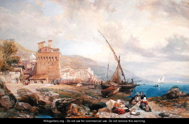 Gulf of Salerno, c.1840 - William Clarkson Stanfield