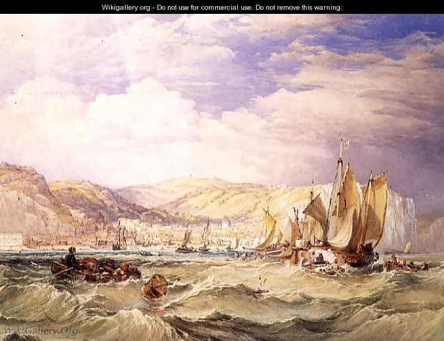 Fishing Boats off Hastings - William Clarkson Stanfield
