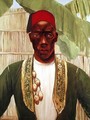 King Mutesa of Buganda, from a photo - Dorothy, nee Tennant Stanley