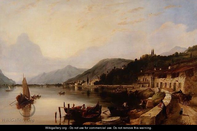 Lago dIseo, Italy - George Clarkson Stanfield