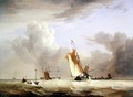 Fishing Smack and other Vessels in a Strong Breeze, 1830 - Joseph Stannard