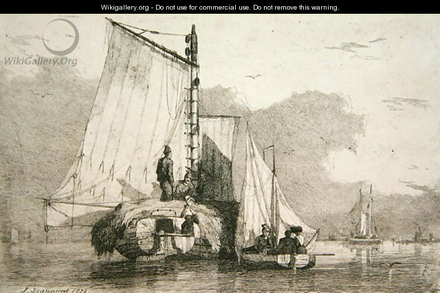 Boats at Braydon, 1825 - Joseph Stannard