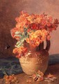 A Still Life with Wallflowers in a Stoneware Jug - Eloise Harriet Stannard