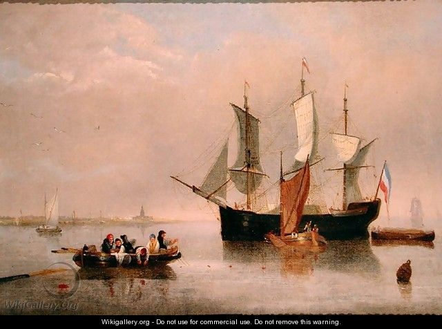 Dutch Coastal Scene, 1876 - Alfred Stannard