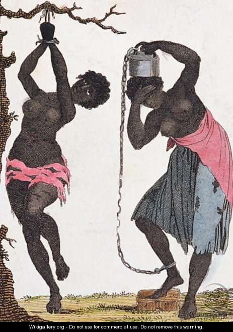 Punishment of two black female slaves, 1811 - John Gabriel Stedman