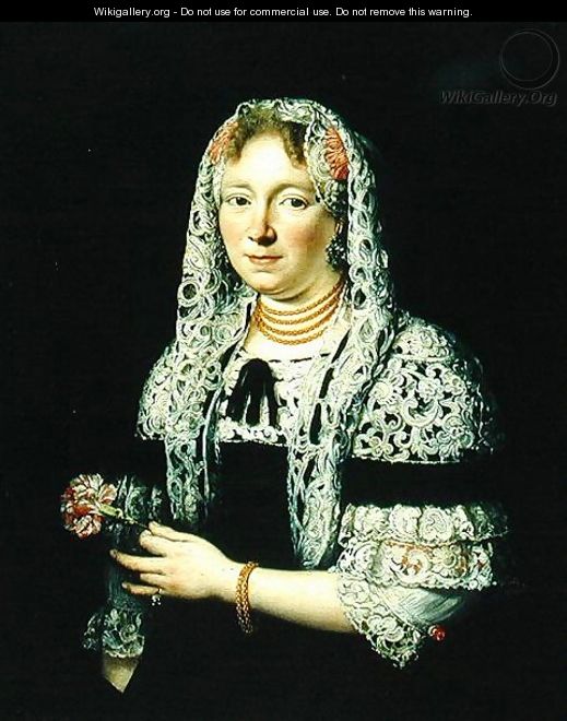 Portrait of a Patrician Lady from Gdansk - Andrzej Stech