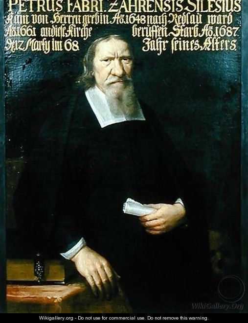 Portrait of Petrus Fabri - Andrzej Stech