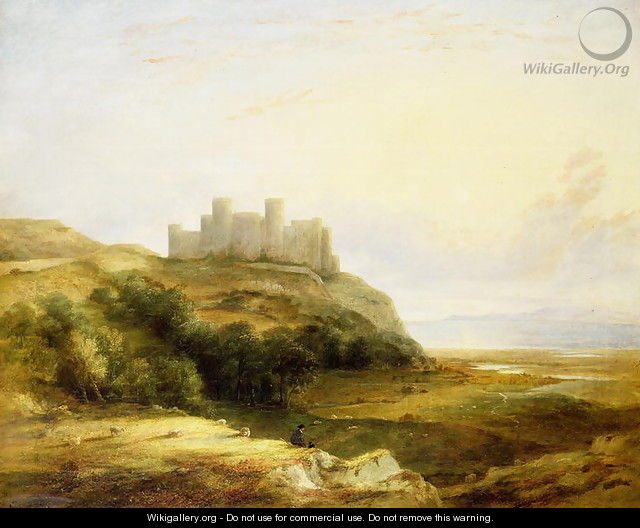 A View of Harlech Castle - James Stark