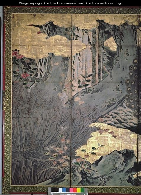 Birds and Flowers of the Four Seasons 5 - Kano Soshu