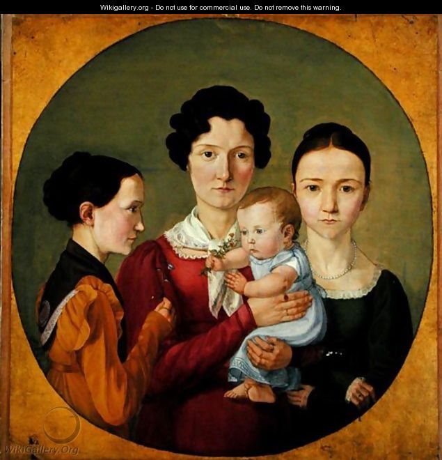 The Sisters Malvine 1811-85, Hermine 1801-52, Adelheid 1824-82 and Ida Speckter 1809-94, 1825 - Erwin Speckter