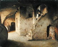 A Wine Cellar, c.1872 - Johann Sperl