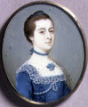 Portrait Miniature of a Lady in a Blue Dress, 1757 - Gervase Spencer