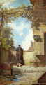 Old Man on the Terrace - Carl Spitzweg