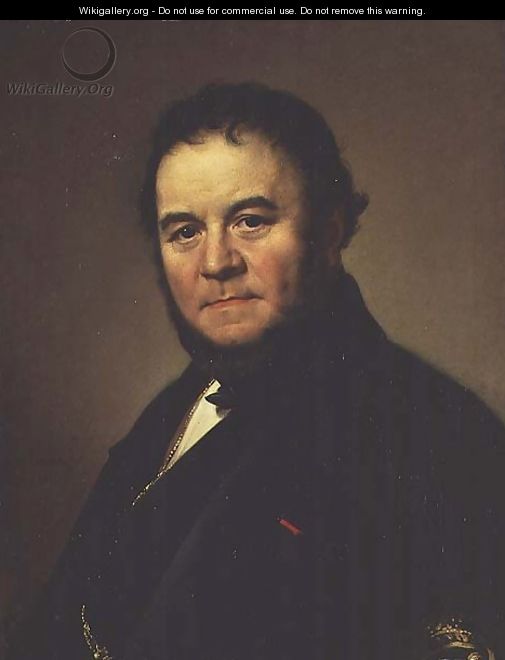 Portrait of Marie Henri Beyle, known as Stendhal 1783-1842 1840 - Johan Olaf Sodermark