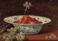 Strawberries with a carnation - Frans Snyders