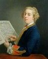 Portrait of Francesco Geminiani 1687-1762, Italian violinist - Andrea Soldi