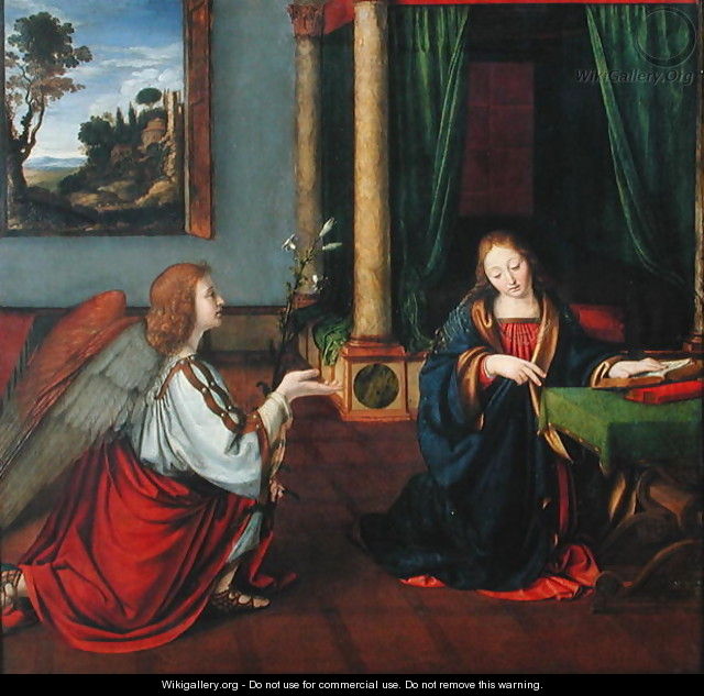 The Annunciation, 1506 - Andrea Solario