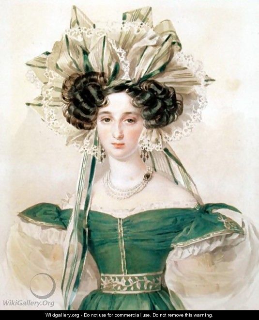 Portrait of Princess Elizabeth Vorontsova 1792-1856, c.1823 - Pyotr Fyodorovich Sokolov