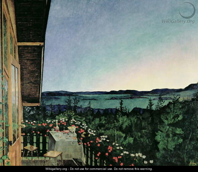 Summer Night, 1899 - Harald Oscar Sohlberg