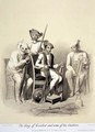 The King of Gwalior and Some of his Courtiers, from Voyage in India, engraved by Jules Trayer 1824-1901 pub. in London, 1858 - (after) Soltykoff, A.
