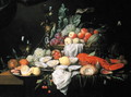 Still Life with Lemon, Oysters, Lobster and Fruit, 1658 - Joris Van Son