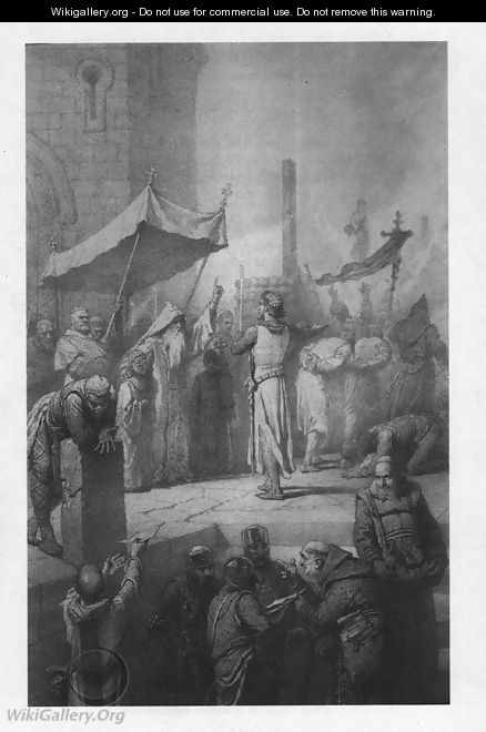 Illustration to Imre Madachs The Tragedy of Man- In Constantinople Scene 7 1887 2 - Mihaly von Zichy