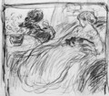 Two Women at a Table c. 1904 - Janos Vaszary