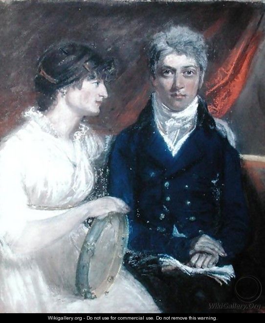 Portrait of Benjamin Thompson and his Wife, 1800 - John Raphael Smith