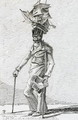 Joseph Johnson, from Etchings of Remarkable Beggars, Itinerant Traders and Other Persons..., 1815 - John Thomas Smith