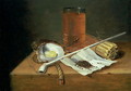 Still life with Smoking Requisites, 1659 - Casparus Smits