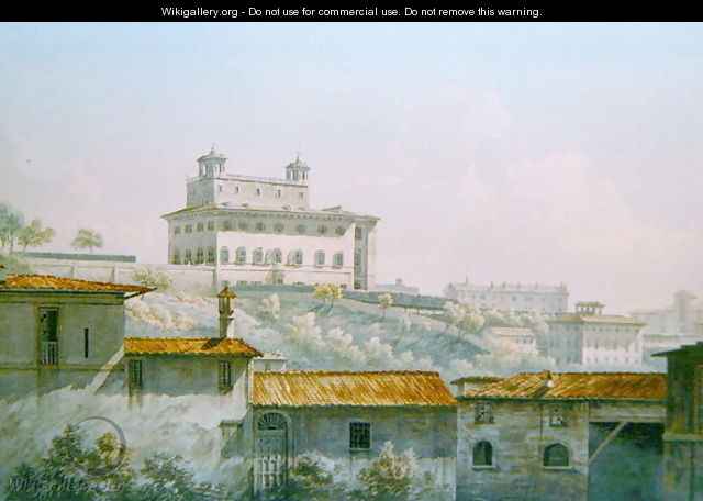 The Villa Medici, Rome, 1784 - John Warwick Smith