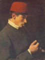 Portrait of Zsigmond Szinyei Merse 1866 2 - Pal Merse Szinyei