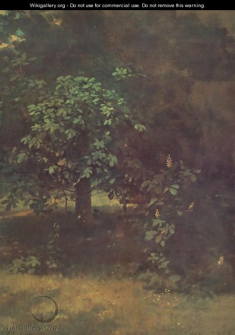 Study of a Horse Chestnut Tree 1869 - Pal Merse Szinyei