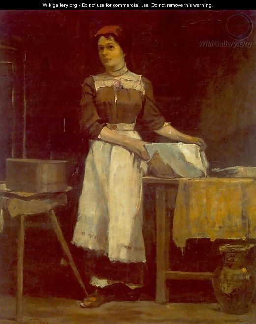 Bolting Girl c. 1900 - Janos Tornyai