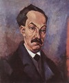 Portrait of Bela Revesz 1917 - Lajos Tihanyi