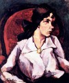 Portrait of a Woman Magda Leopold 1914 - Lajos Tihanyi