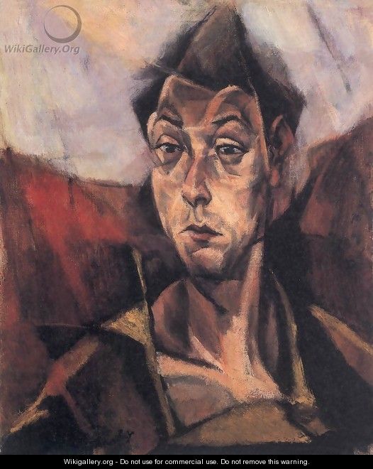 Self-portrait 1912 - Lajos Tihanyi