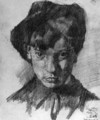 Self-portrait with Hat 1924 - Lajos Vajda