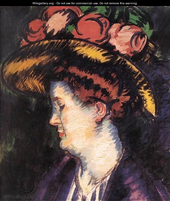 The Artists Wife 1900s - Janos Vaszary