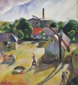 Village Scene Igal 1927 - Karoly Patko