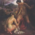 Women Bathing 1926 - Karoly Patko