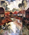 Village in Hungary c. 1925 - Karoly Patko