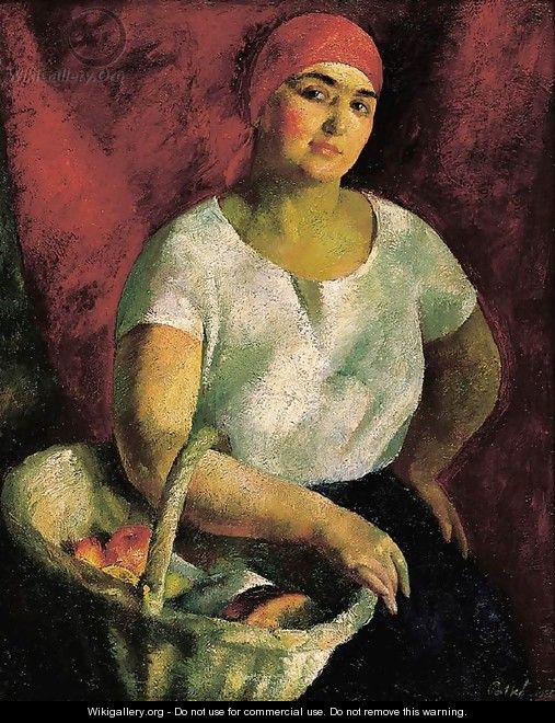 Portrait of Ilona Dajbukat 1925 - Karoly Patko